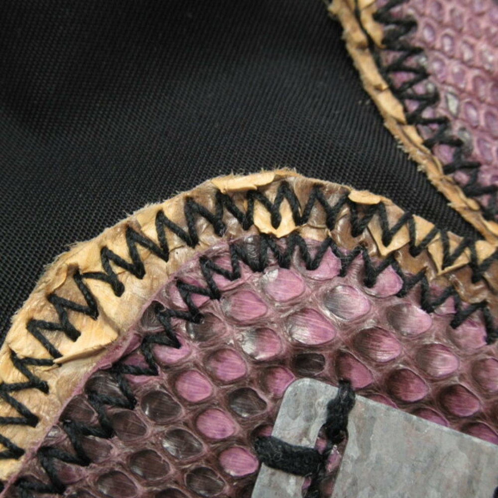 Prada Shoulder Bag Python Leather Black - image 8